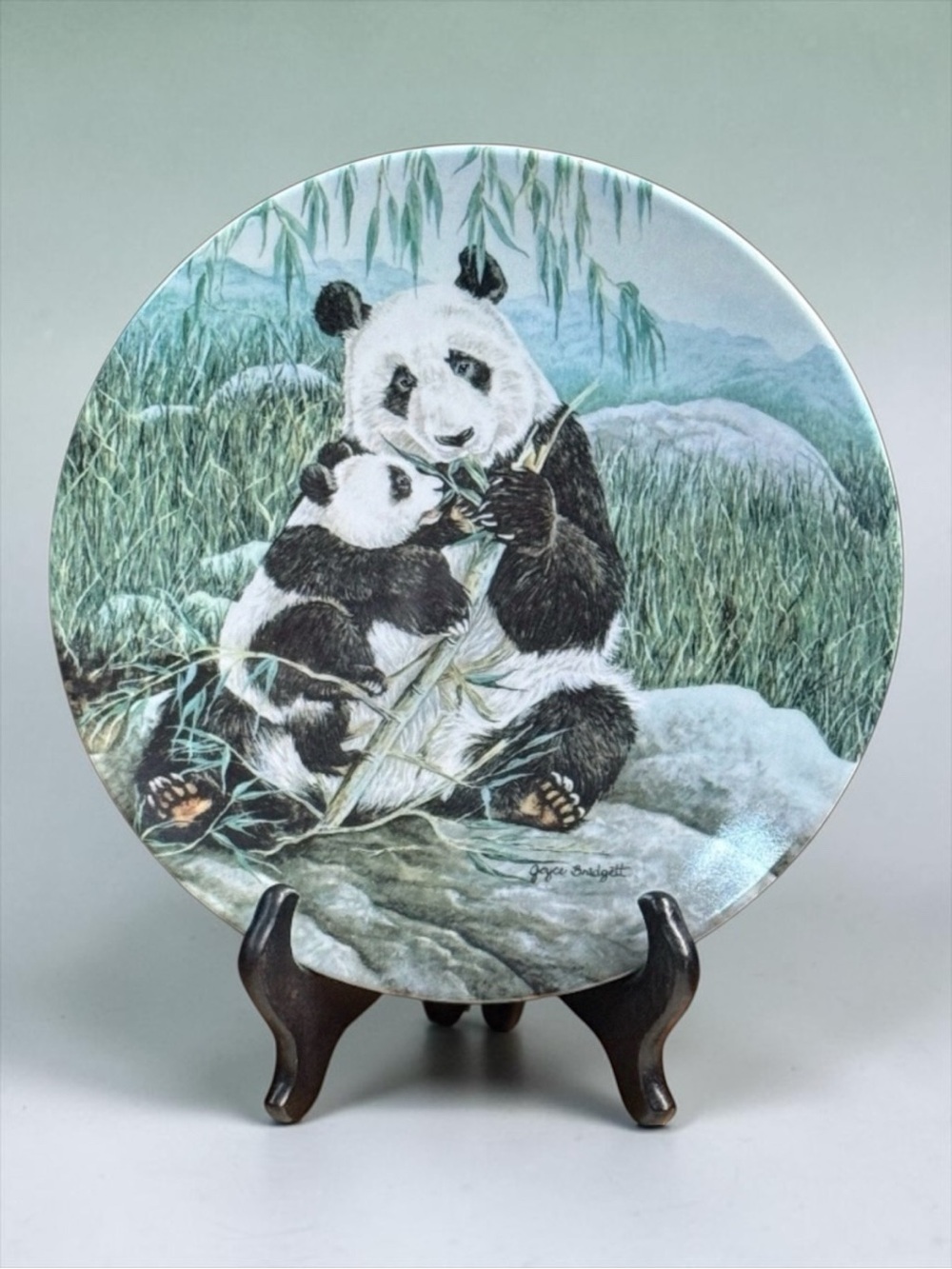 1990 W.L. George “A Mother’s Cure” by Joyce Bridgett Collector Plate
